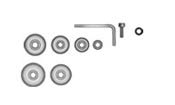 Amana Tool - 6000 Complete Replacement Kit For Multi-Rabbet with Ball Bearing Guide 1/8 1