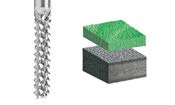 Amana Tool - 48010 Solid Carbide Medium Burr with End Mill Pt. Fiberglass & Composite
