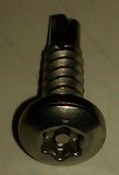 #8 x 1/2" Pan Head Torx Pin-in Self-Drilling Security Screws - 410 Stainless - 100/BX