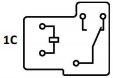 (x2) PTRA-1C-120S-T5-X-2 | SPDT 120 VAC Coil, 40 Amp 120 VAC UL Rated, Sealed Power Relay, Popular T90 Case with Flange Mounting and Quick Connect Terminals