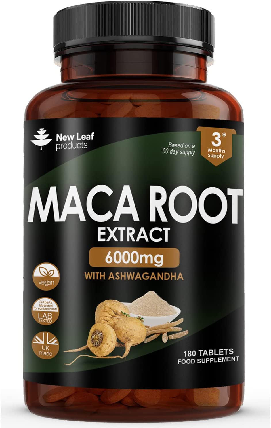 Zenement | Maca Root Extract 4000mg, Highly Concentrated, 120 Capsules | Energy, Stamina, Memory, libido, Immunity and hormonal Balance | 100% Natural Ingredients, Vegan, Non-GMO - NewNest Australia