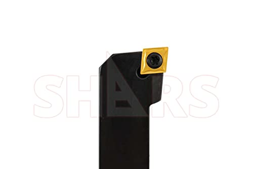 Shars 1/2" LH SCLC Small Screw Lock Positive Insert Tool Holder CCMT 404-1822 !] 1/2 in Left Hand