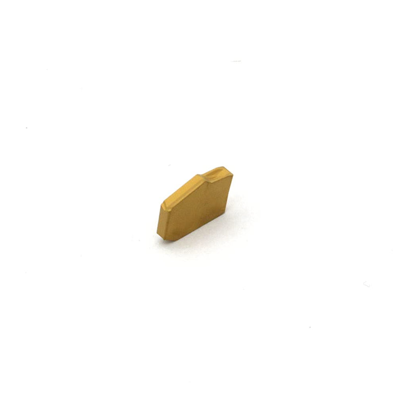 GTN-2 (SP200) CNC Grooving Carbide Inserts Steel Fit for SPB226 Lathe Grooving Cutting Tools, CVD Yellow Coating, 10pcs I-SP200-Y