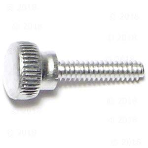 Hard-to-Find Fastener 014973120344 Knurled Shoulder Thumb Screws, 6-32 x 9/16, Piece-42 6-32 x 9/16-Inch