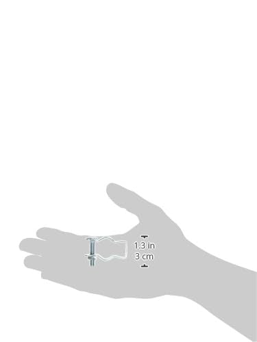 .5-in. Conduit Pipe Hanger 2-Pack CH12-2PK, Metal Pipe Clamp for Secure Fitting, Conduit Hanger with Bolt, Electrical Conduit Fitting for Commercial Application and Home Improvement 1/2"
