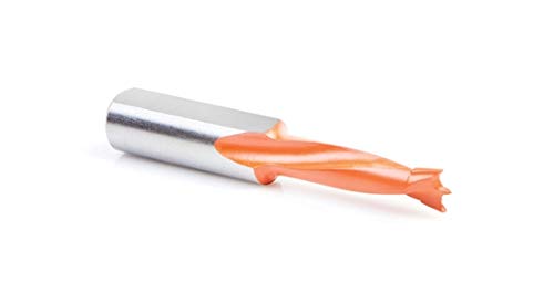 Amana Tool - 301015 Carbide Tipped Brad Pt. Boring Bit L/H 15mm Dia x 57mm Long x 10mm S