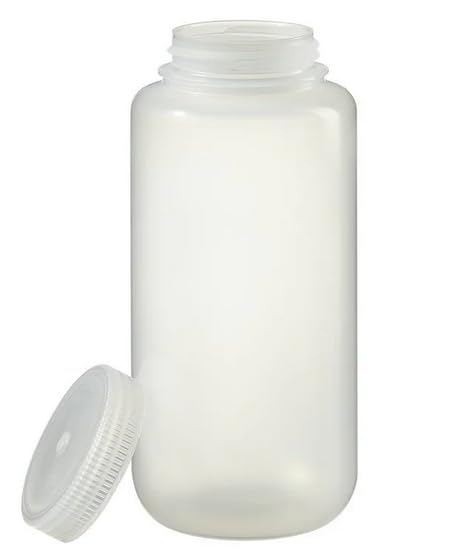 United Scientific® Unistore™ 33310EA - Sample Containers with Lids - Laboratory Grade Polypropylene Wide Mouth Reagent Bottle - 32 Oz Bottles (1000ml) Multipurpose Plastic Bottles with Lids, 1 Each