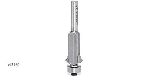 Amana Tool - 47162 Carbide Tipped Flush Trim V-Groove 5/8 Dia x 1" 2 Shank