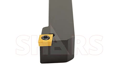 Shars 1/2" LH SCLC Small Screw Lock Positive Insert Tool Holder CCMT 404-1822 !] 1/2 in Left Hand