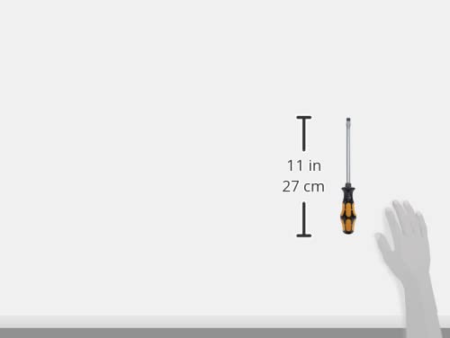 Wera 05018270001 Kraftform Plus 932 A Slotted Screwdriver, 10mm Head, 7" Blade Length, Multicolor Slotted 10mm Head, 7" Blade