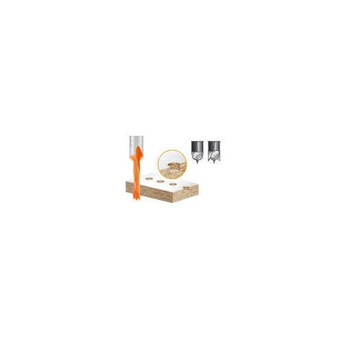 Amana Tool - 306005 Carbide Tipped Brad Pt. Boring Bit L/H 5mm Dia x 70mm Long x 10mm Sh