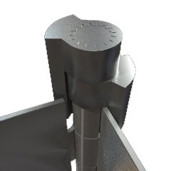 Nuk3y Door Saver 2 II Hinge Pin Stop Fits All 3" to 4-1/2" Residential Hinges (Satin Nickel) Satin Nickel