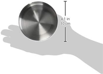 Echo Metal Stainless Ashtray 97 φ Silver 97x97xh28 mm 0899 – 083 - NewNest Australia