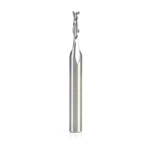 Amana Tool - 46333 Solid Carbide Spiral Plunge 1/8 Dia x 1/2 x 1/4" Shank Up-Cut