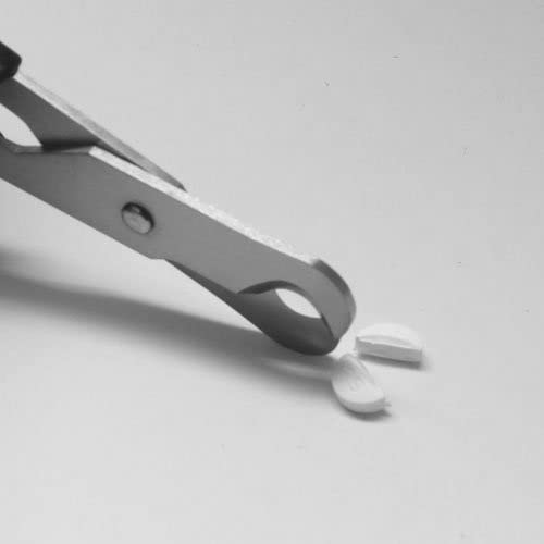 ALLEX Pill Cutter Splitter Scissors for Small and Tiny Pills, Japanese Stainless Steel Blade, Tablet Cutter Scissors, Made in JAPAN Black