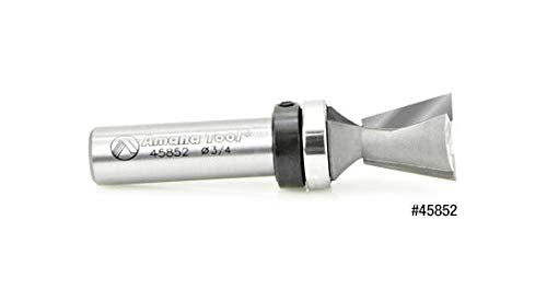 Amana Tool - 45852 Carbide Tipped Dovetail 14 Deg x 3/4 Dia x 3/4 x 1/2" Shank with Up