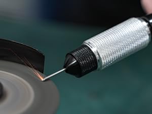 YESWELDER TIG Tungsten Manual Sharpener Holder Welding Tungsten Polish Gripper 1/16'' 3/32'' 1/8'' TSH-01