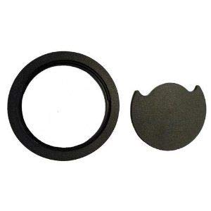 Heavy Duty Floor Grommet w/Cover 4 Inch | Black ABS Plastic Grommet for Cable Organization | Great to Organize Cables | Easy Installation