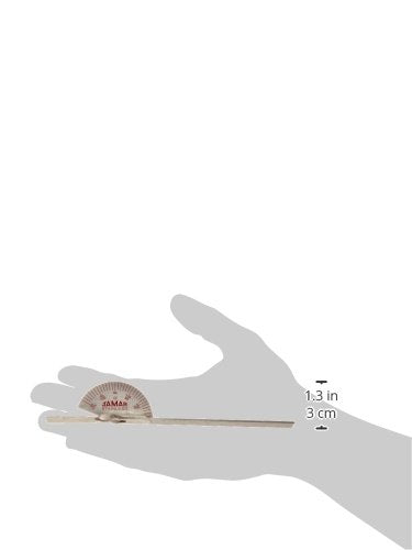Jamar 52607 Stainless Steel Short Finger Goniometer, 6" Length 6"