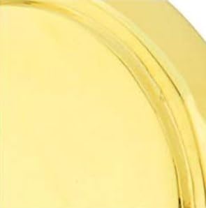 Emtek 96133US 3-1/2" x 3-1/2" 5/8" Radius Corners Residential Plain Bearing Hinges (Pair), Solid Brass - Unlacquered Brass (US3NL)