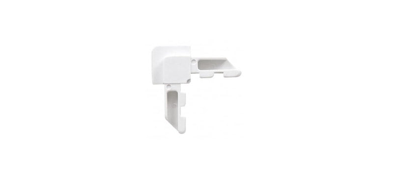 CRL White Square Lip Frame Plastic Corners for WSFL7 Pack of 100
