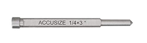 Accusize Industrial Tools Hss Annular Cutter 1-7/8'' by 1'' Cutting Depth in Strong Box with 1 Pc Pilot Pin 1/4'' by 3'', 2080-2035pin | CBN Ground HSS Cutter With 3/4 in Weldon Shank and 1/4 in x 3 in Pilot Pin for Steel, ANSI Standard