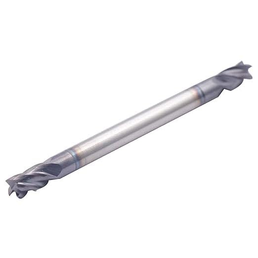5Pcs 3/16" 4 Flute Solid Carbide Square End Mill, Double End, AlTiN Coated | 35 Degree Helix, 3/16" Cutting Diameter, 3/16" Shank Diameter, 3/8" Length of Cut, 2-1/2" Overall Length 3/16 in 5