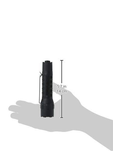 Streamlight 88850 PolyTac 600-Lumen 11500-Candela Tactical LED Flashlight with Non-Rechargeable Batteries, Clear Retail Packaging, Black