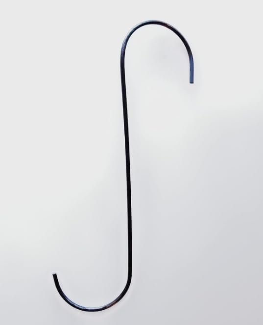 50 PCS 6 Inches Long S Hooks - .076 Wire for Paint and Powder Coating Utility 6 "S hook,50pcs