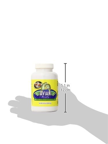 Zoo Med Laboratories BZMA378 Avian Plus Bird Vitamins, 8-Ounce