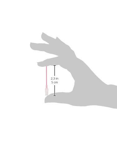 Metcal 918150-PTS Series TS-P Polypropylene Fluid Dispensing Plastic Needle, 1.5" Tip Size, 18 Gauge, Pink (Pack of 50)