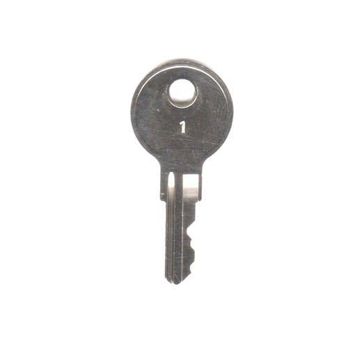 #2185 - HON F24 & F28, Vertical File Cabinet Lock Kit Keyed Alike #1 Key