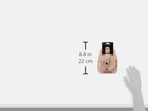 Custom Leathercraft 464 Heavy Duty Measuring Tape Holder, 16-30 in.,tan Large