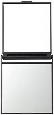 Kai KX0754 Compact Mirror with Magnifying Glass Hand Mirror Black 1 Piece (x1) - NewNest Australia
