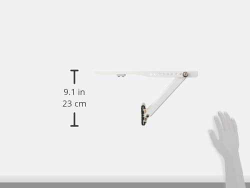 A/C Safe Universal Light-Duty Window Air Conditioner Support Bracket for ACs up to 80-lbs to Protect and Support the Unit and Window Frame