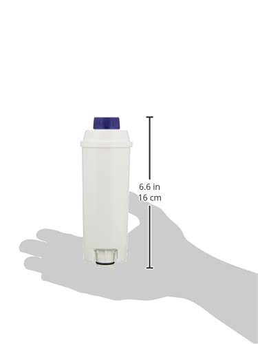 De'Longhi DLSC002 BPA-Free Water Filter Replacement, Pack of 1, White