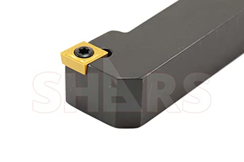Shars 1/2" LH SCLC Small Screw Lock Positive Insert Tool Holder CCMT 404-1822 !] 1/2 in Left Hand