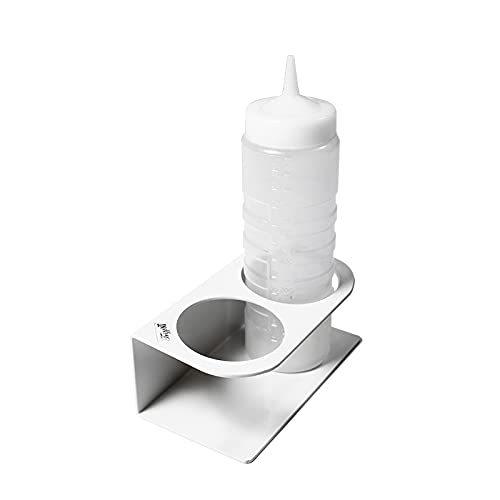 TrippNT 50017 White Acrylonitrile Butadiene Styrene Double Bottle Holder, Stores 2 Bottles of 500mL, 4.25" Diameter x 7.5" Width x 3.25" Height 7.5 x 3.25 4.25 inches