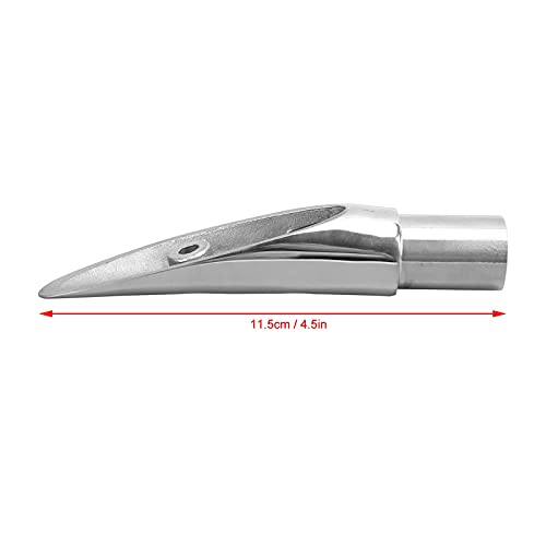 Aramox 2pcs 316 Stainless Steel Handrail End Boat Rail End, Railing Mount Boat Handrail, Handrail Accessory for Marine Boat 7/8in Tube