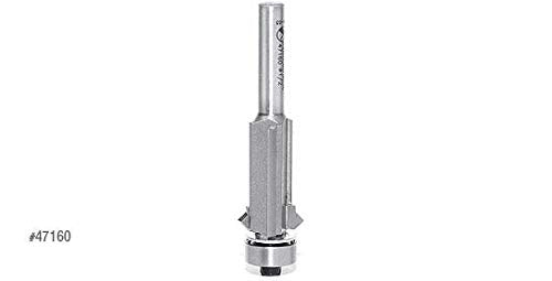 Amana Tool - 47162 Carbide Tipped Flush Trim V-Groove 5/8 Dia x 1" 2 Shank