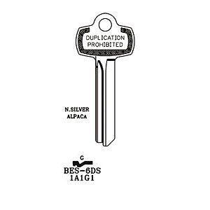 JMA BES-6DS Key Blank Replacement for Best G (NS) (10 Pack) 10