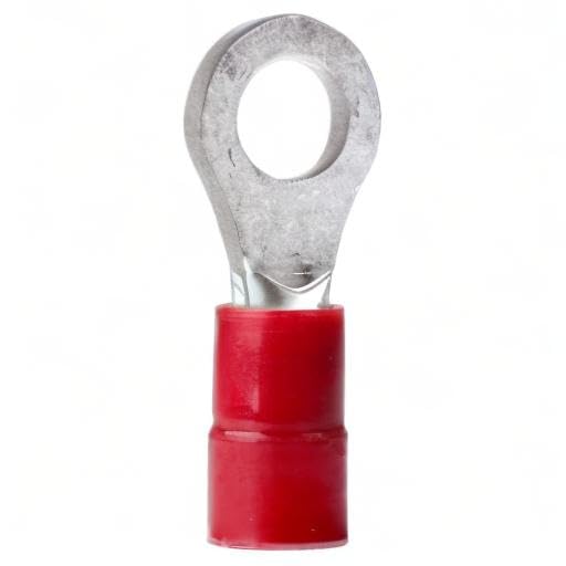Marine Grade Nylon Ring Terminals 2 Pack 3/8" Screw 8 AWG