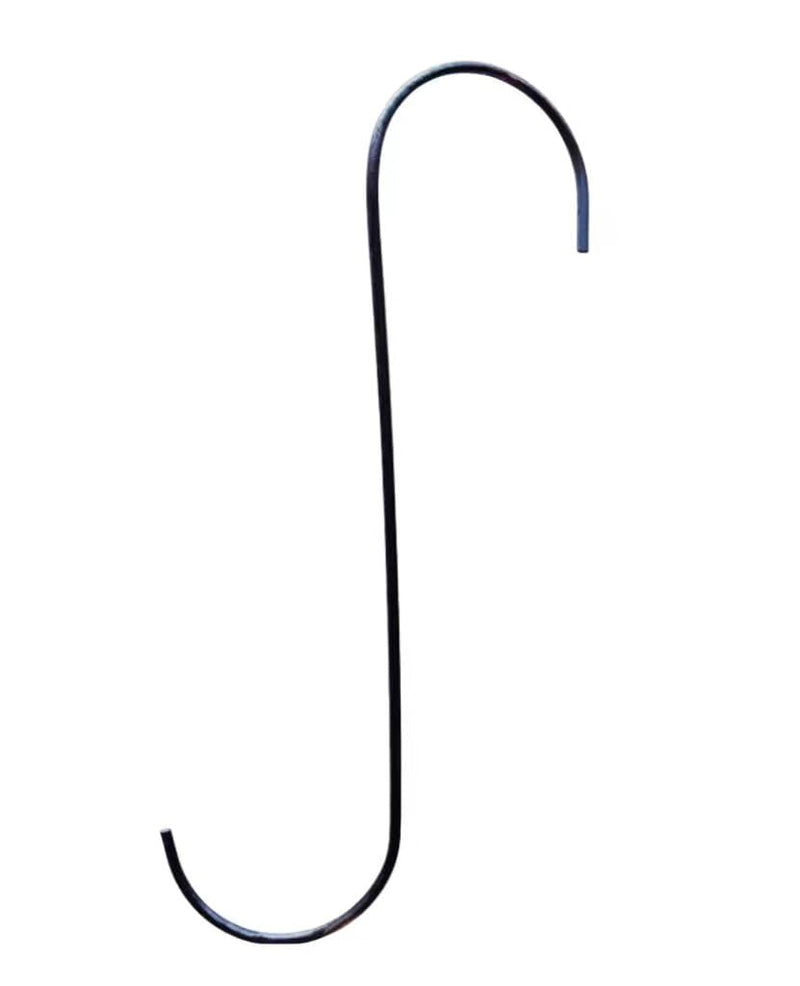 60 PCS 6 Inches Long S Hooks - .076 Wire for Paint and Powder Coating Utility,S Shape Long Hooks 60PCS, 6 "S hook