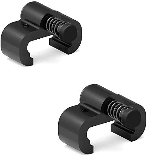 2PCS Adjustable Barn Door Stopper fit for 1.57inch/40mm Flat Track, Sliding Barn Door Hardware Accessories Replacement Upgrade-fit 1.57” wide rail