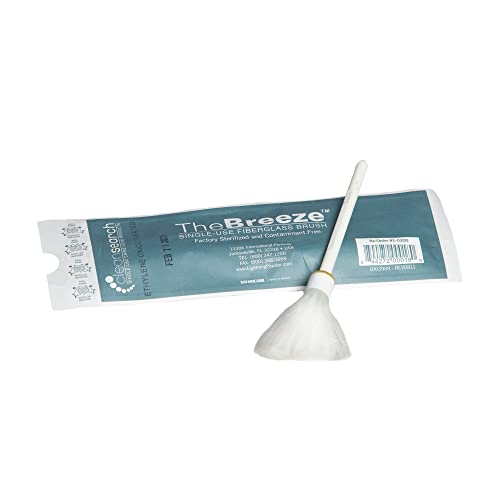 The Breeze Single-Use Disposable Fiberglass Fingerprint Brush