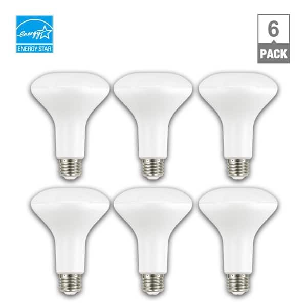 EcoSmart BR30 LED Flood Light Bulb 65-90W Equivalent, Dimmable, Selectable Color Temperature, 6-Pack