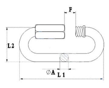 MarineNow Stainless Steel 316 Quick Link Chain Connector Marine Grade 10mm (3/8") 01-Pack