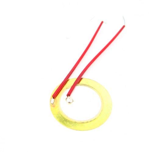 10PCS 15MM/20MM Piezo Elements Sounder Sensor Trigger Drum Disc 6.5KHZ + Wire Copper (20MM)
