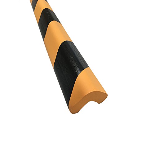 Saffron NBR Safety Cushion (L-Shaped) Large Tiger 1.9 x 1.9 x Length 35.4 inches (48 x 48 x 900 mm) - NewNest Australia