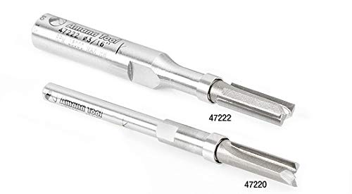 Amana Tool - 45475 Carbide Tipped Flush Trim Plunge Template 3/8 Dia x 1/2 x 1/4" Shan 3/8 Dia x 1/2 x 1/4" Sh